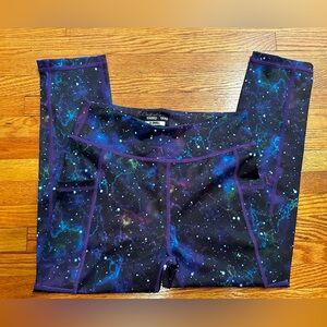 CVG Galaxy Capri Length Leggings